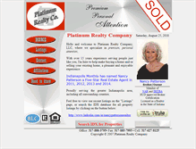 Tablet Screenshot of platinumrealtyco.com